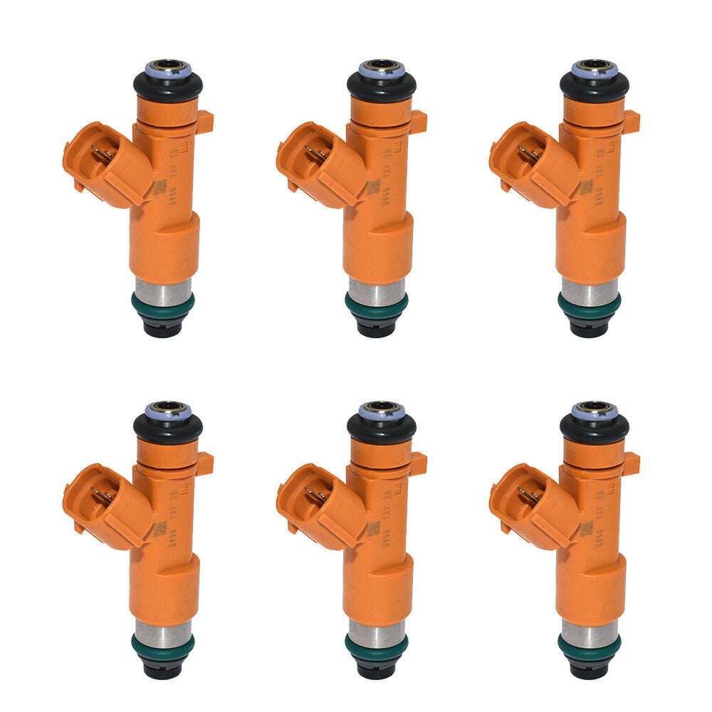 6x Fuel Injector 16600EY00A for Nissan 370Z for Infiniti Q50 Q60 Q70L Qx70 Ex37 3.7