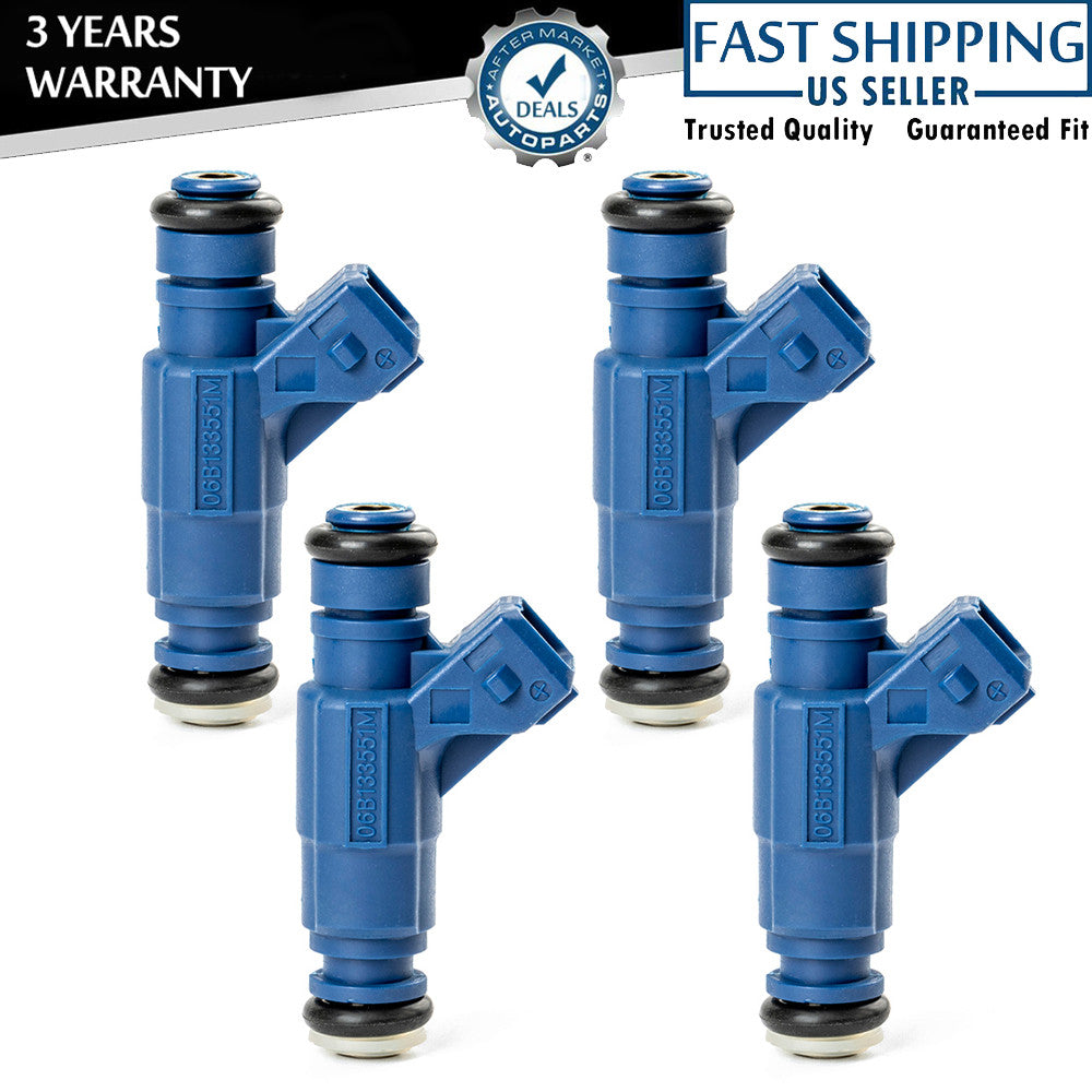 4PCS for AUDI for A4 QUATTRO 1.8L TURBOCHARGED 2001-2005 Fuel Injectors