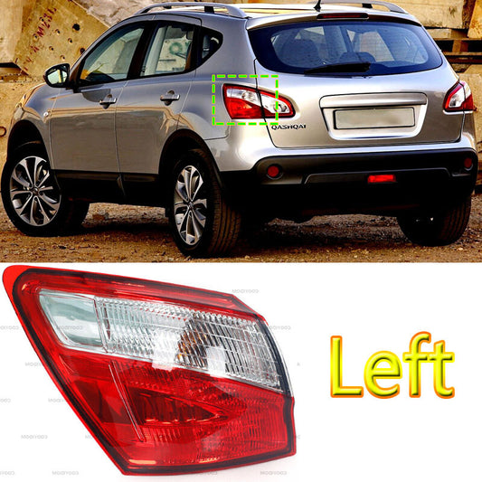 Outer Tail Light Left for Nissan Qashqai 2010-2013 2014 EU Version Accessories