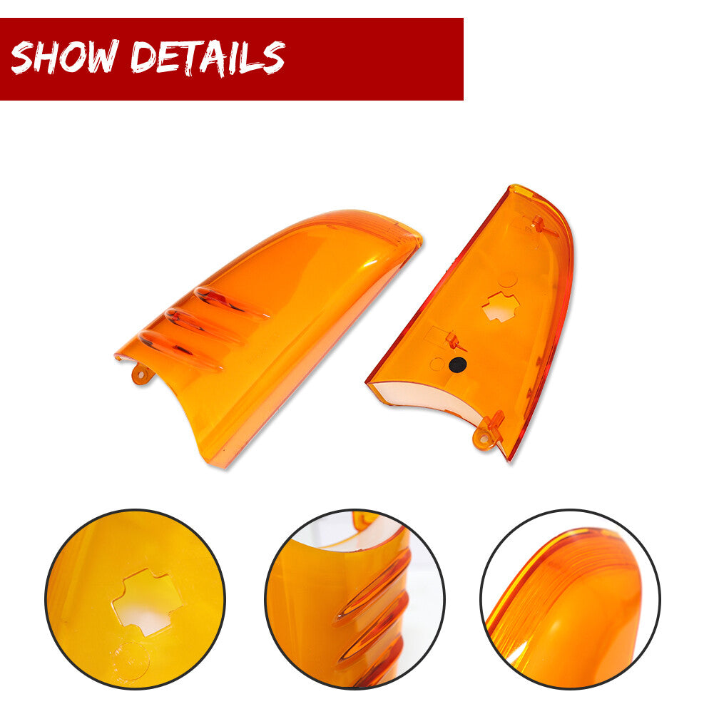 Side-view door mirror signal lights passenger driver cover for Trailblazer Envoy