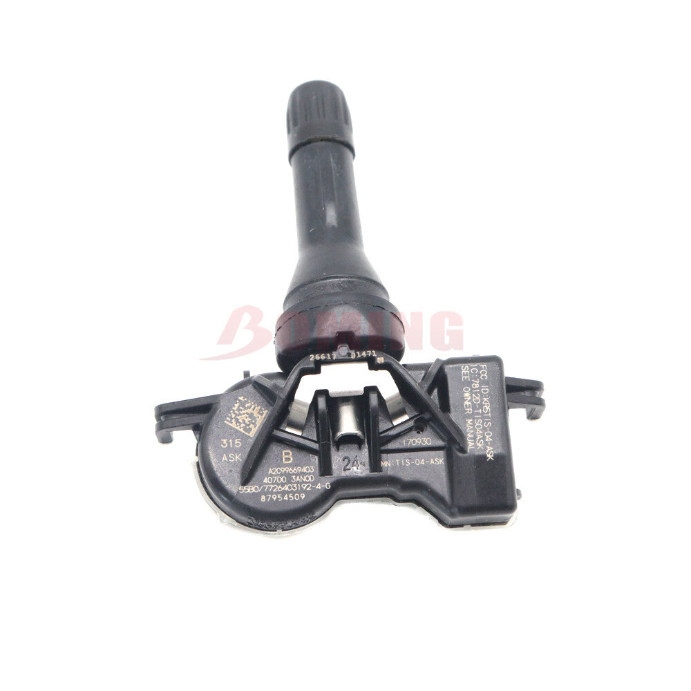 new 4-piece TPMS 40700-3AN0D tire pressure sensors suitable for Nissan NV1500 NV2500 VERSA