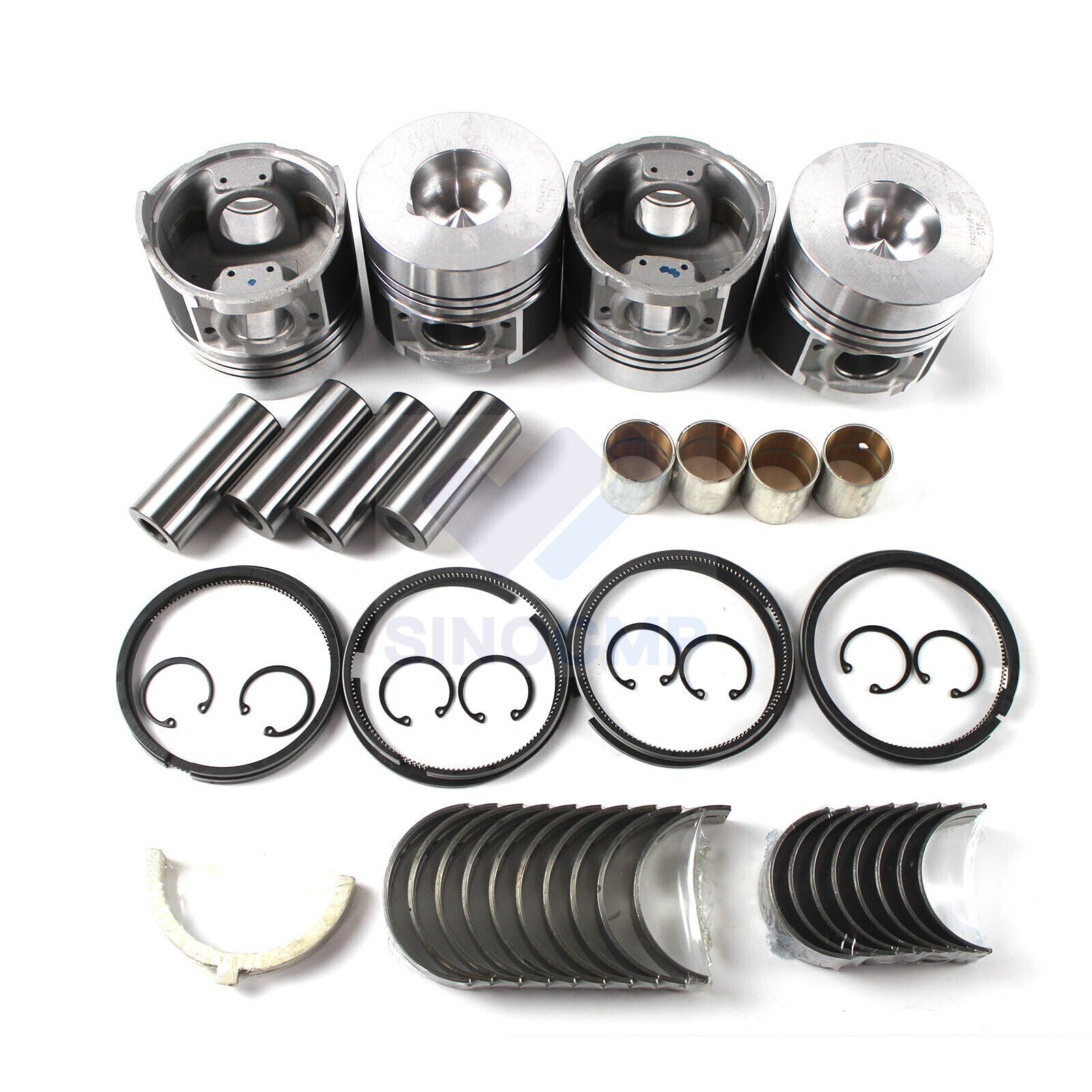 Engine Overhaul Rebuild Kit for KUBOTA Tractor M7950 V4300 V4300-3A w/Gasket DHL