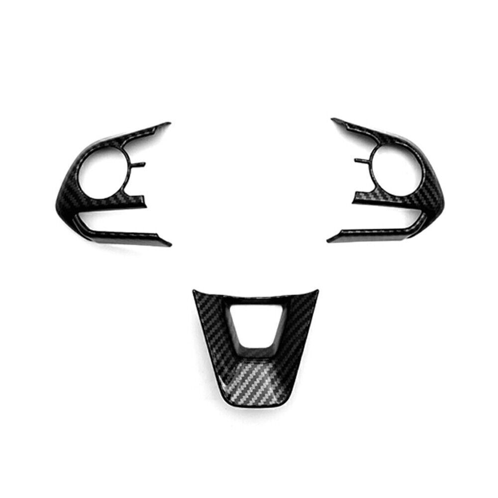 3pcs Car Steering Wheel Frame Cover Trim ABS for 2020 for Toyota for Corolla