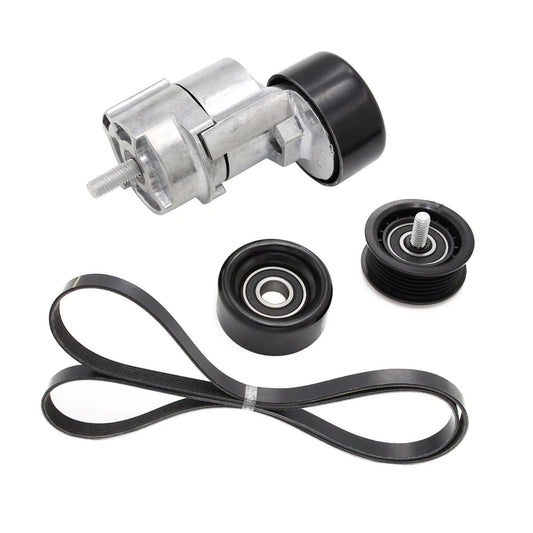 Engine Belt Tensioner  Idler Pulley V-Ribbed Belt Kit for Kia 2.0 2.4L 6PK2125