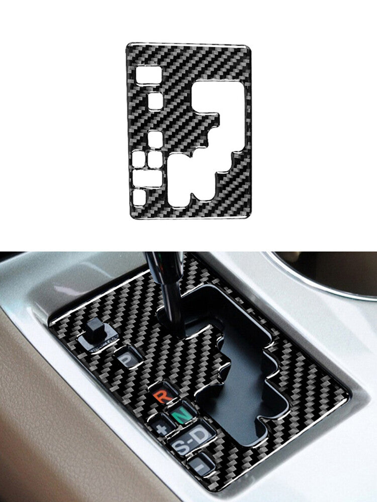 Gear Shift Frame Panel Trim Cover Carbon Fiber for Toyota Highlander 2008-2013