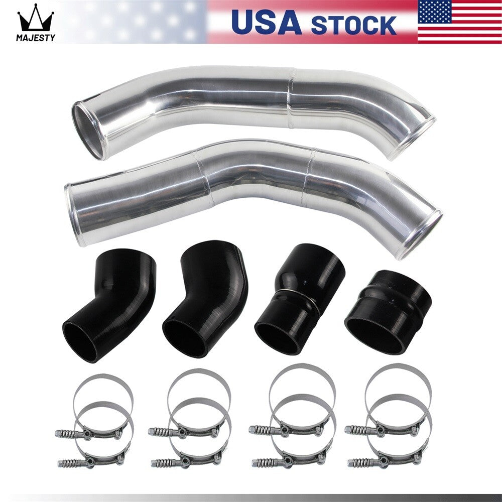 3.5'' Aluminum Polished Intercooler Pipes for 2013-2018 for Ram 6.7L Diesel