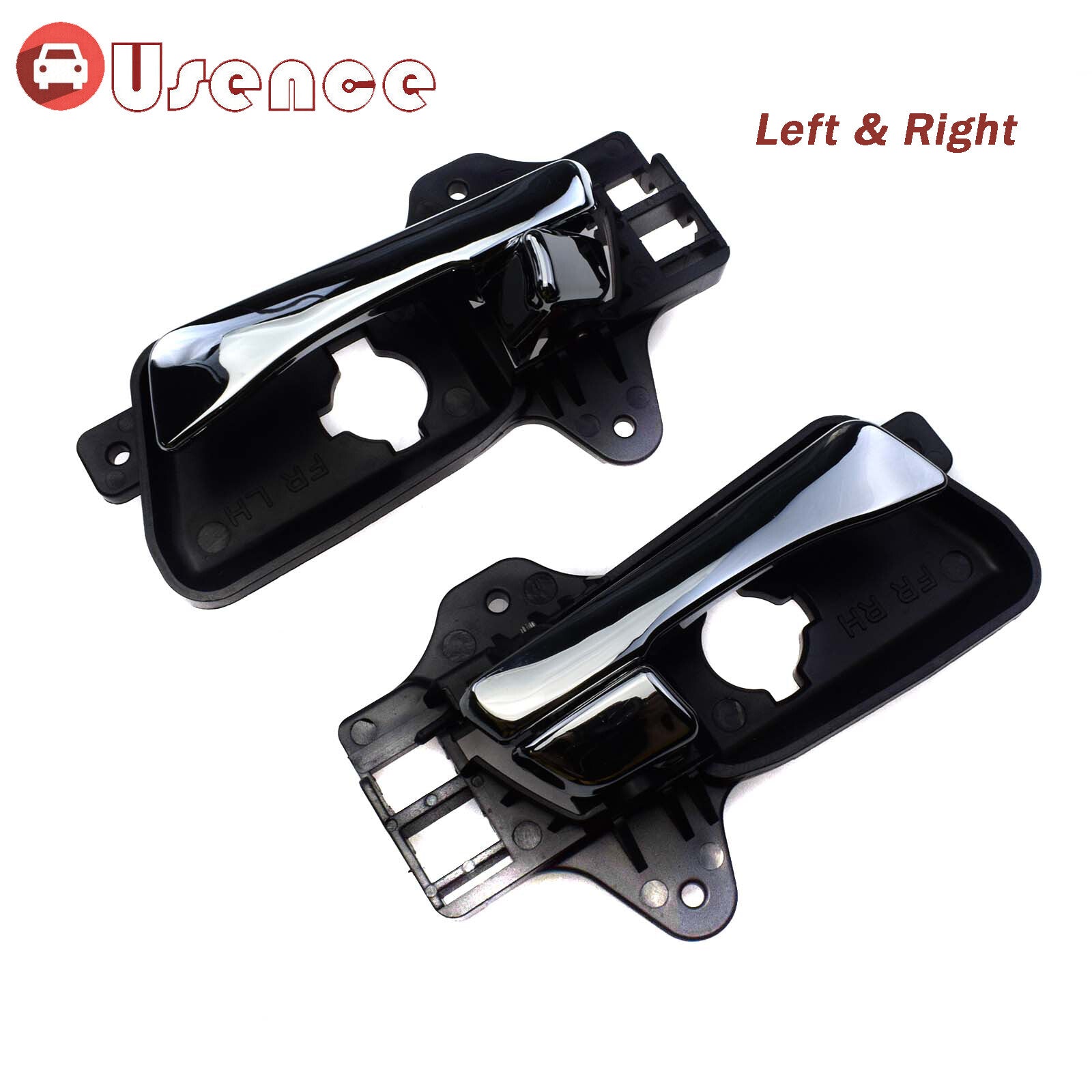 Pair Front Left  Right Chrome Interior Door Handle For 2009-12 for Hyundai for Elantra