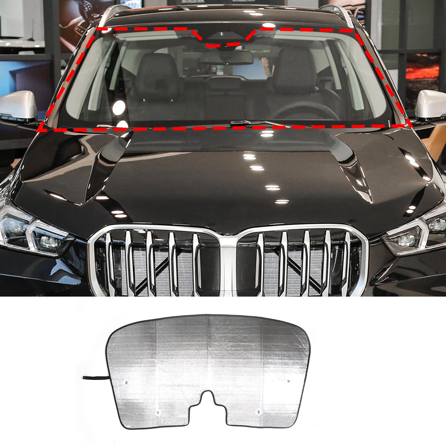 ABS matte black center side trim cover for Land Rover for Range Rover Evoque 2012-18