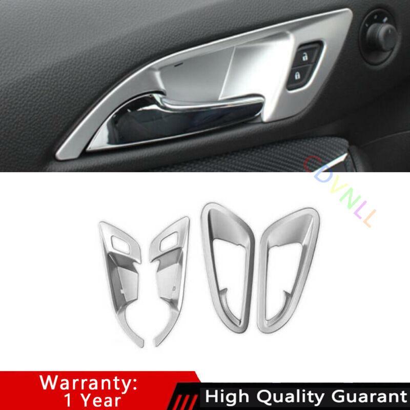 Fit for Chevrolet for Cruze 2016-2019 Matte Silver Inner Door Handle Bowl Cover Trim