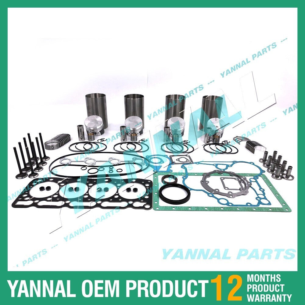 Kubota V1305 Reconstruction and Overhaul Kit with Washers and Bearings