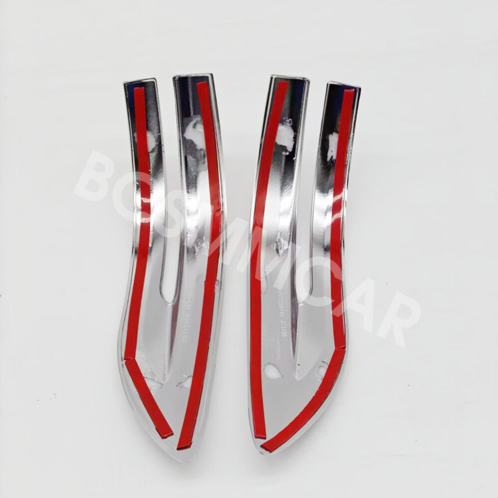 2x Side Rearview Mirror Cover Moulding Trim ABS Fit for Honda CR-V CRV 2017-2022