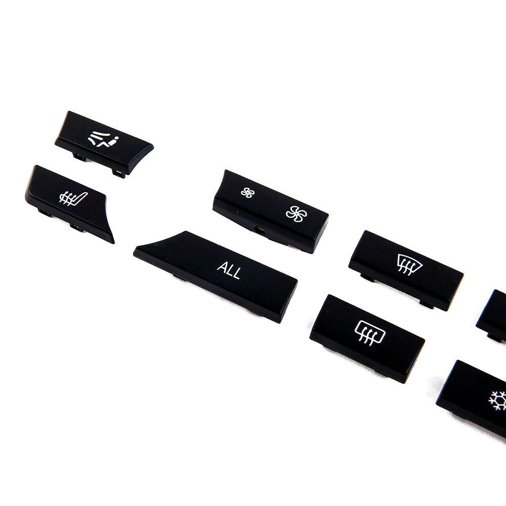 Air Conditioner Heater Switch Repair Kit 12 Button Key Caps for BMW 5 6 7 F10 F01 F12