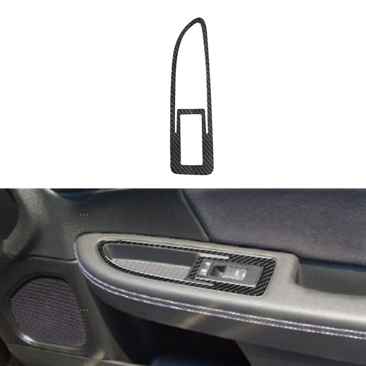 Carbon Fiber Passenger Door Control Frame Cover Trim for Chrysler 200 2011-2014