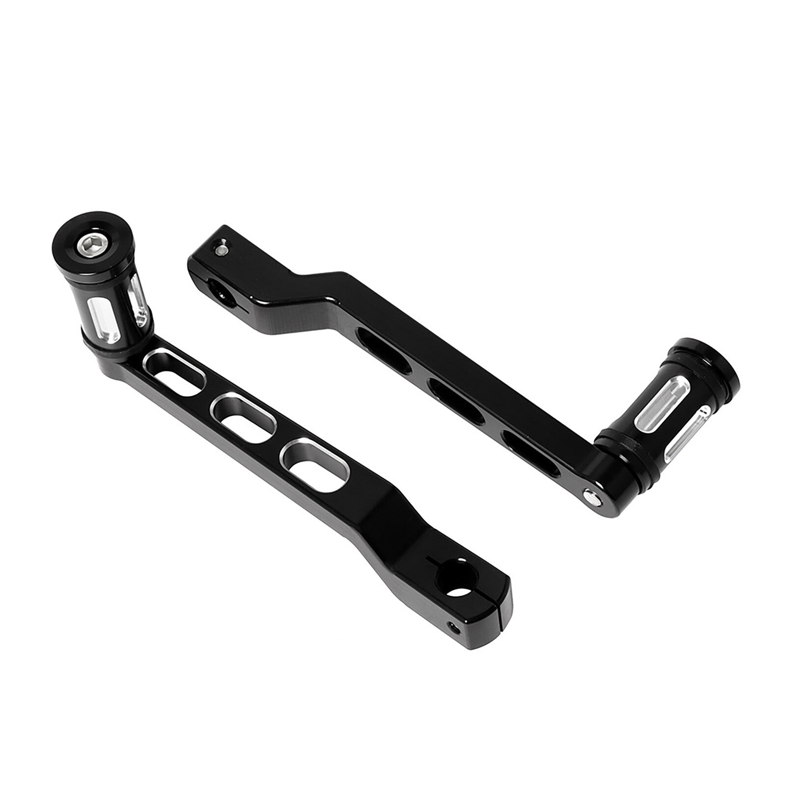 1 Pair Aluminum Motorcycle Gear Lever for Harley FL Softail / Touring Black