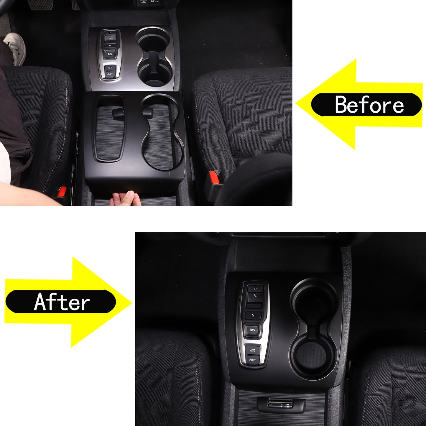 Carbon fiber exterior central control gear Shfit panel trim for BMW 3 Series E90 (July 2005)