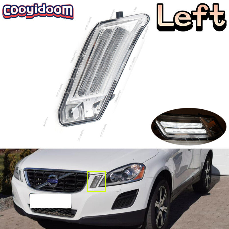 Left Front Bumper Parking Signal Light for Volvo XC60 2010-2013 Driver Side