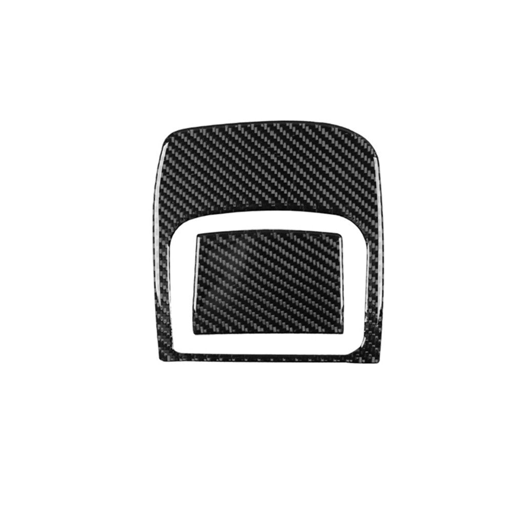 2Pcs Carbon Fiber Rear Console Storage Cover Trim for Toyota Supra 2019-2022