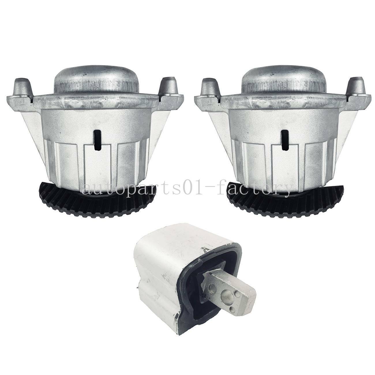 3PCS Engine Motor  Transmission Mount for Mercedes-Benz C300 C350 E350
