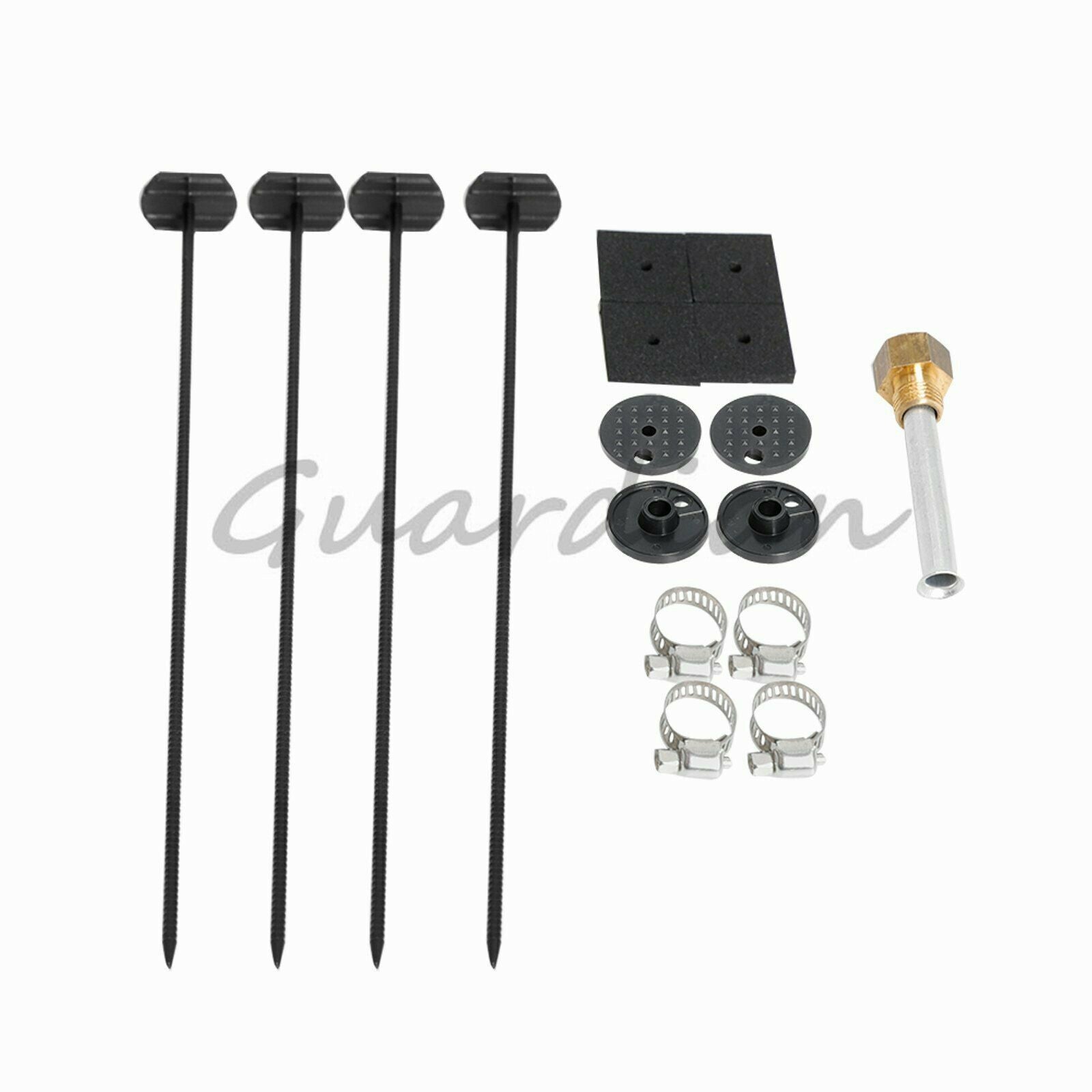 6-row radiator remote control universal aluminum transmission oil cooler + mounting kit