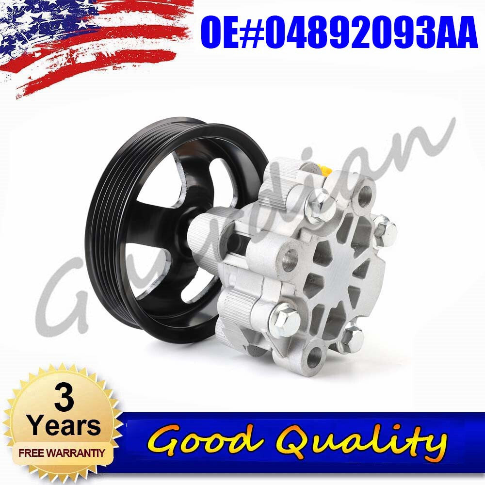 new power steering pump with pulley 04892093AA. Compatible with for Dodge Magnum charger.