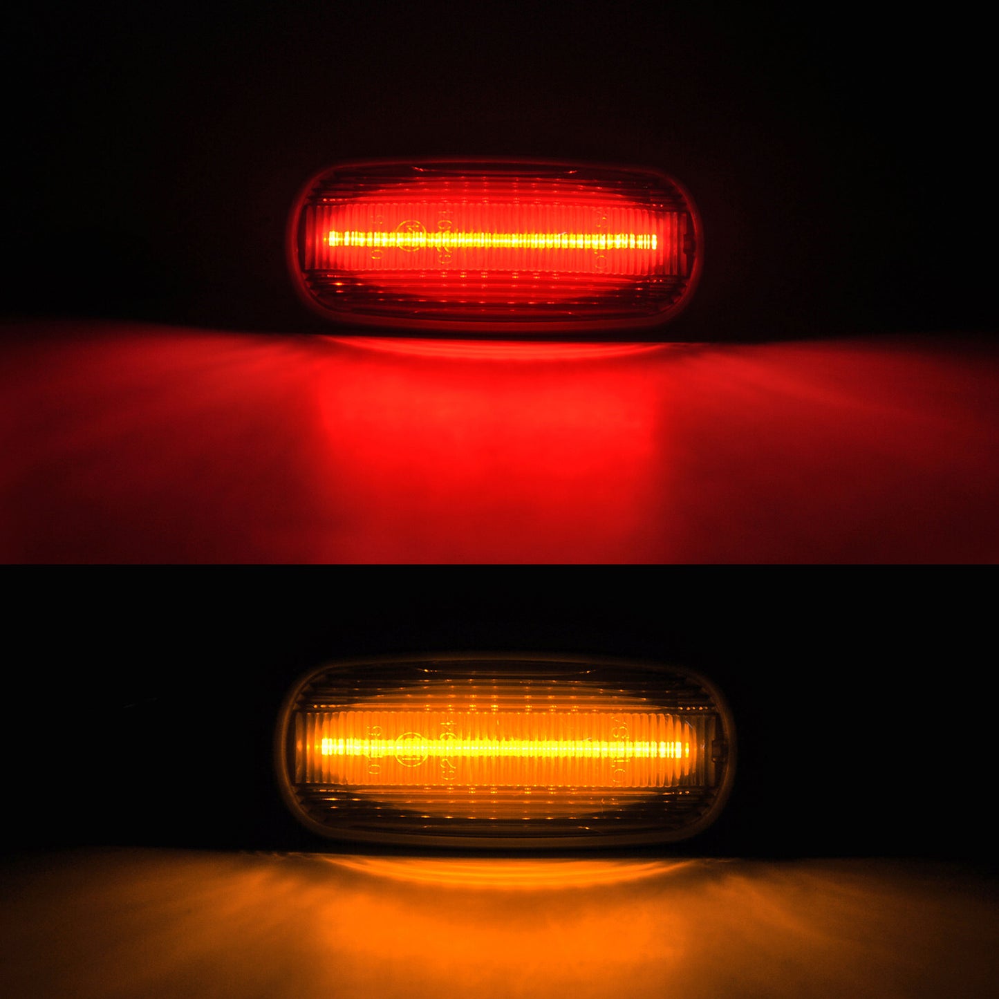 Suitable for 03-09 for Dodge for Ram 3500 2500 Twin Head LED Mudguard Side Marker Lights (Smoke 4X)
