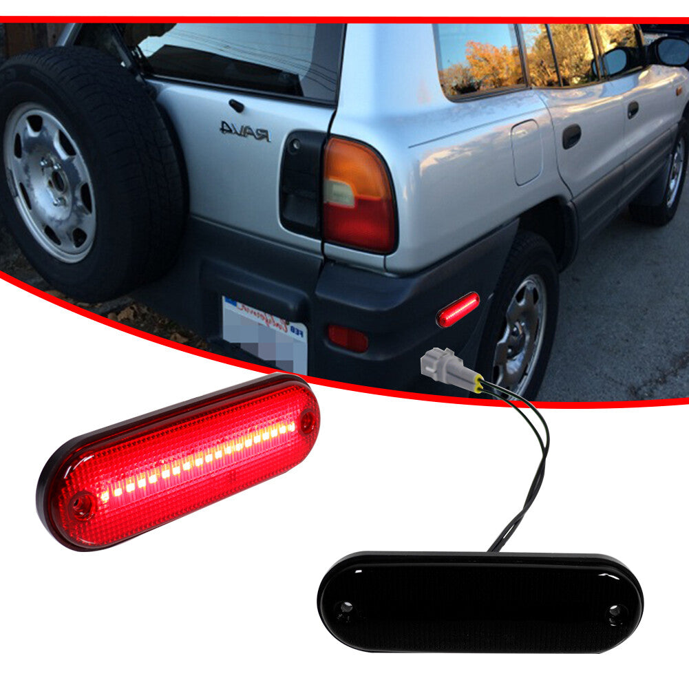 Black rear fender side marker lights are applicable to 96-00 for Toyota Rav4 8175042010, 8176042010