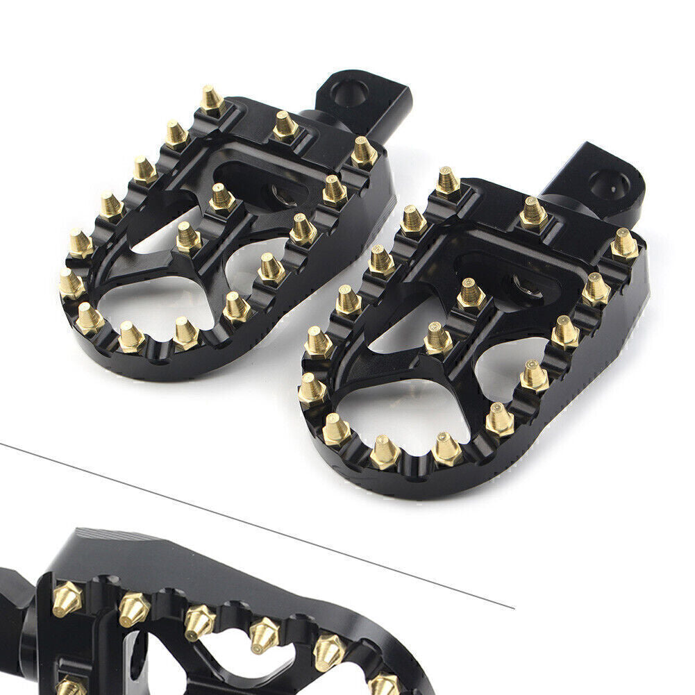 for Harley Touring Dyna CNC MX Style Peg Foot Pegs Anti-Skid Pedal Black