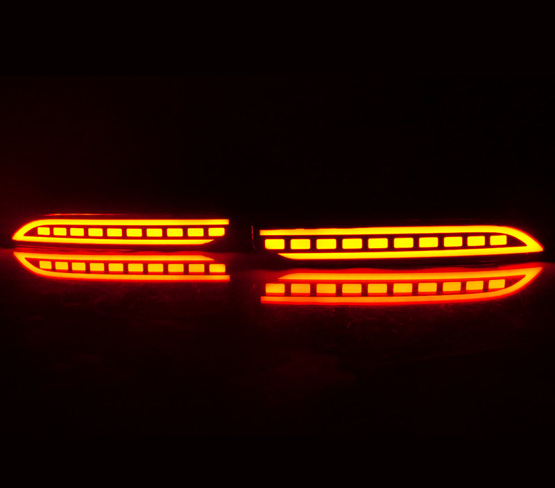 Suitable for 2022-2024 for Jeep Grand Cherokee LED Rear Fog Light and Tail Bumper Light Kit (2-piece set)