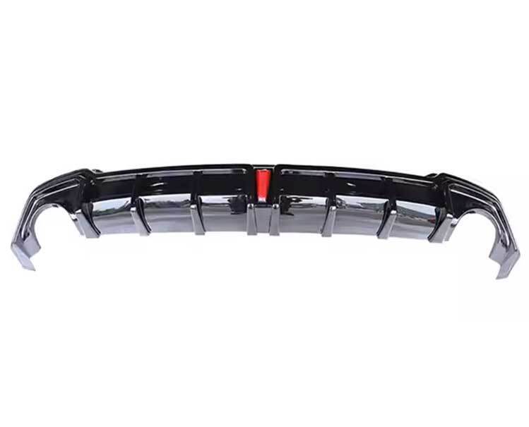 for Honda for Civic Sedan 11TH 2022-2024 Glossy Black Bumper Lip Rear Diffuser Trim