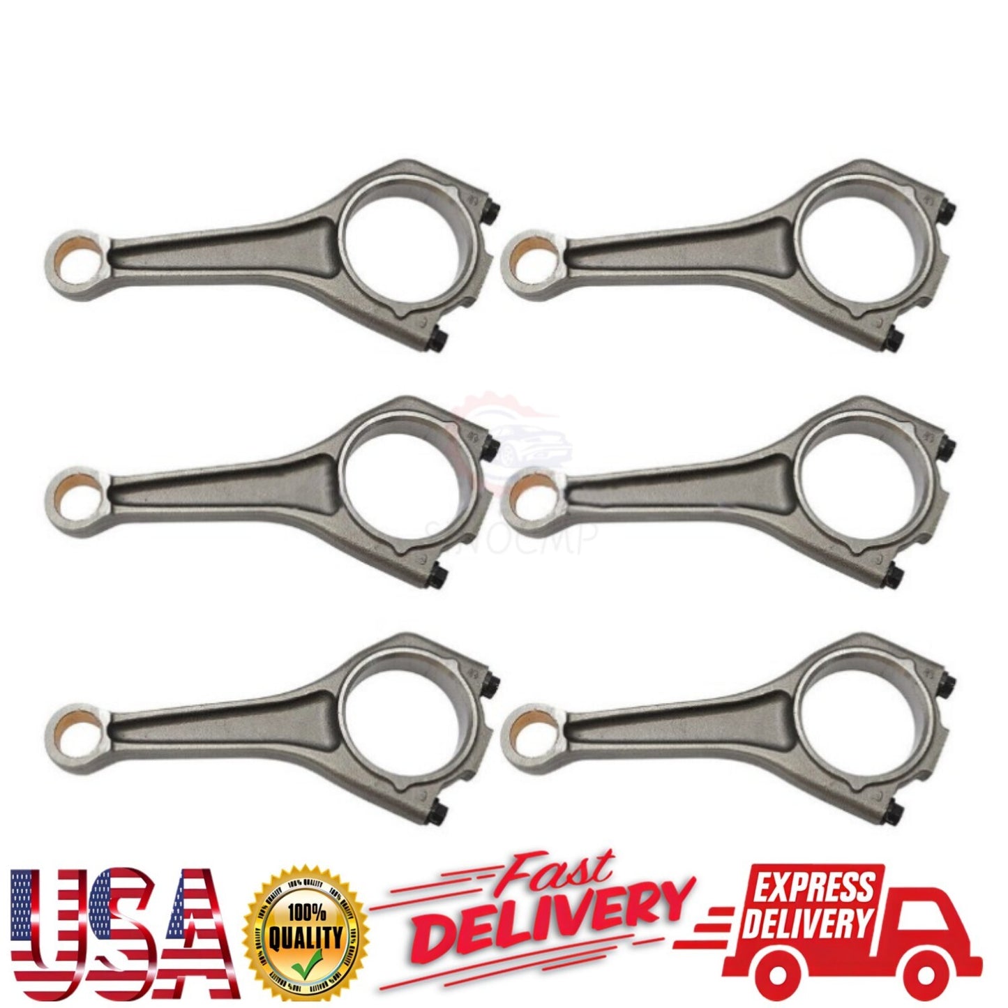 6PCS Engine Connecting Rod Fits For 3.0L for Jaguar for Land Rover for Range Rover AJ126 V6