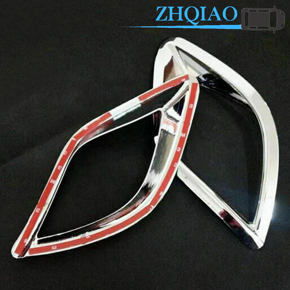 Chrome Rear Foglight Fog Light Lamp Bezel Cover Trim Fits for Mazda CX-5 2015