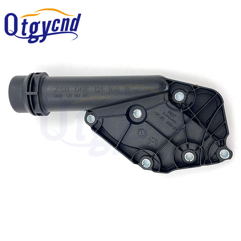 Engine Coolant Flange Thermostat Cover 06E121168B for Audi A4 A6 Q5 3.2L