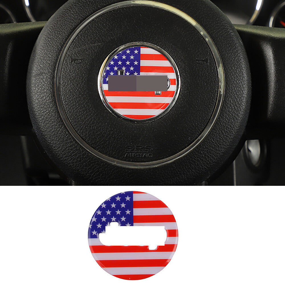 Soft Glue Steering Wheel Trim for Jeep for Wrangler JK 11-17 Compass Patriot 2011-16