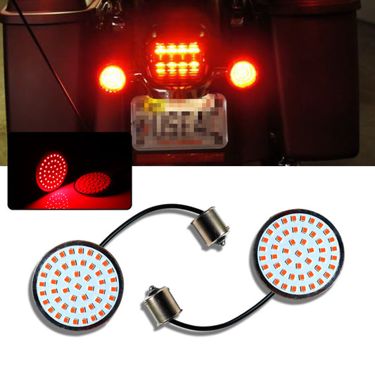 1156 Red LED Rear Turn Signal Light Insert Bulb for Harley Road, King Road, Glide