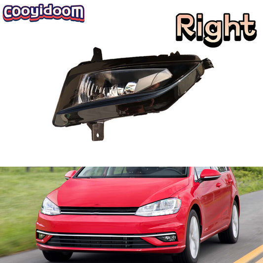 Right front fog light LED; suitable for Volkswagen for Golf 7.5 2018 2019; suitable for Volkswagen for Jetta 2019 2020.