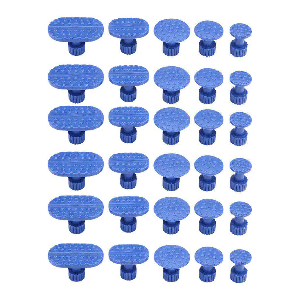 30PCS Universal Car Body Paintless Dent Repair Pulling Tabs Tool Accessories