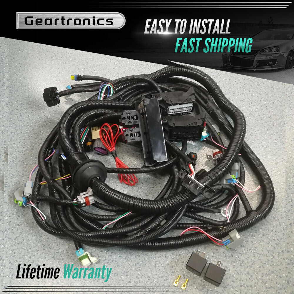 LS3 LS2 6.2L STANDALONE HARNESS 6L80E 58X DRIVE BY WIRE DBW truc vett pedl