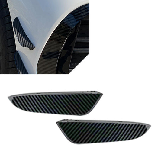 Bumper Side Lip Splitter Spoiler for Mercedes-Benz C-Class W206 Carbon Fiber