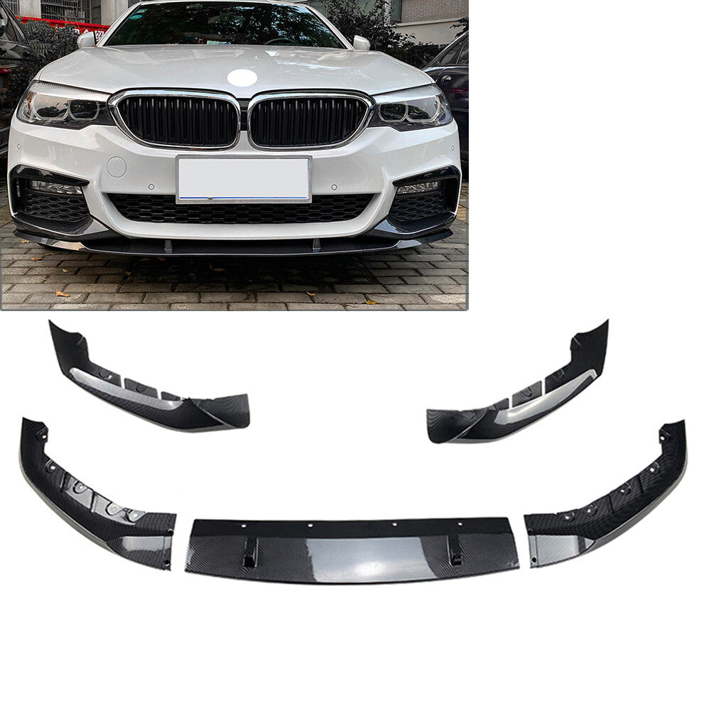 Front Bumper Lip Side Splitter Trim Spoiler Body Kit for BMW 5 Series G30 G31