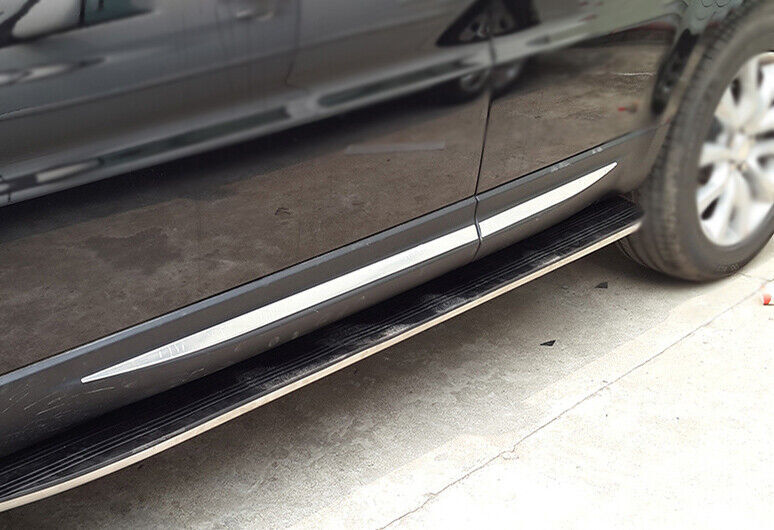 2014-2017 for Range Rover Sport Silver Steel Strip Trim Car Door Guard Molding