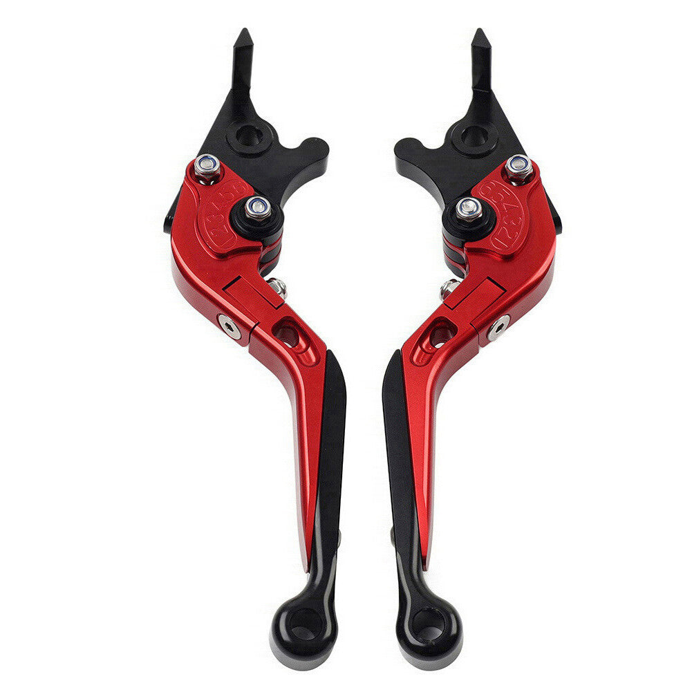 CNC Folding Extendable Brake Clutch Levers for Honda CBR125R CBR150R CBR250R Red