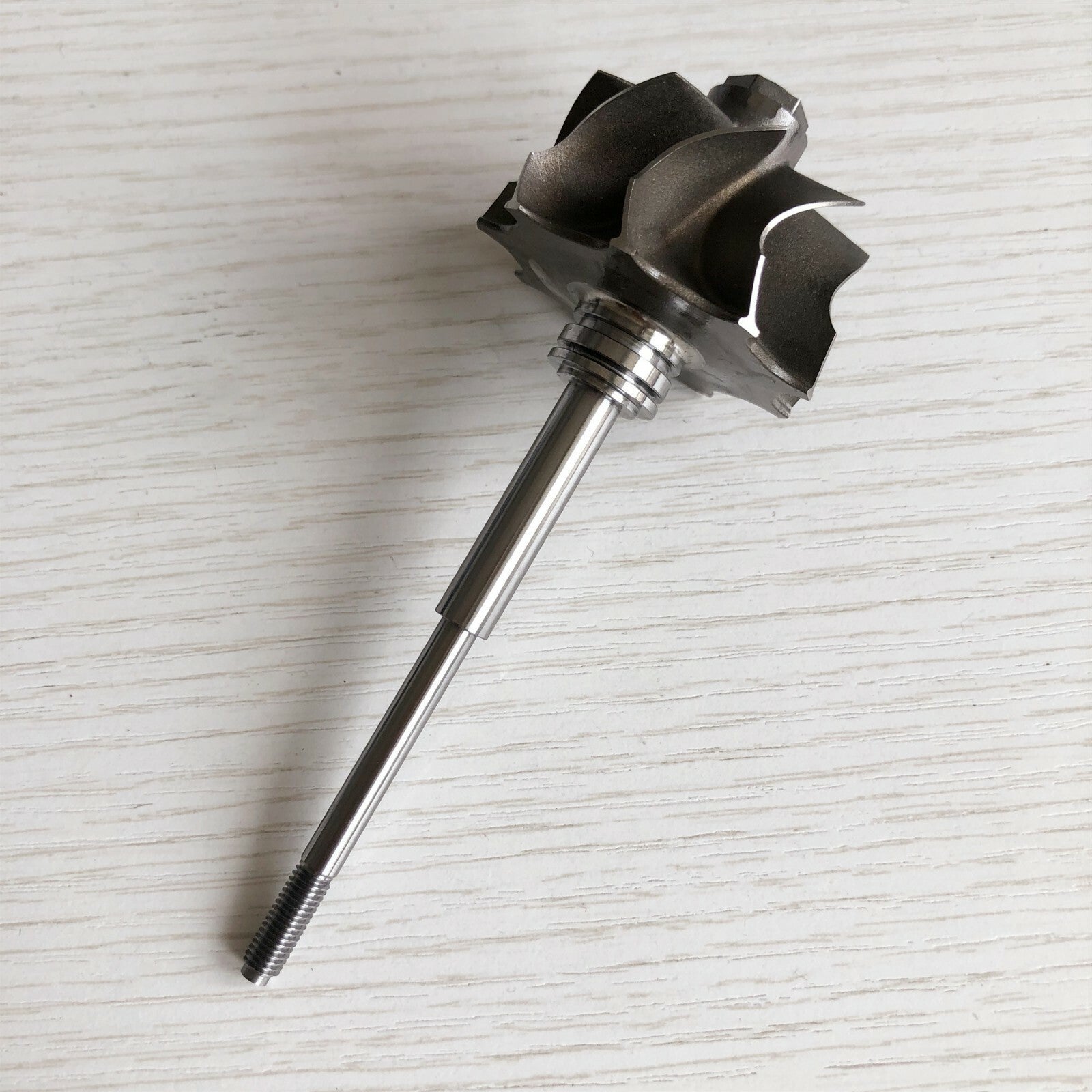TD04LR Reverse 41.2/47.2 mm 9-blade turbine shaft/turbine wheel/turbine shaft