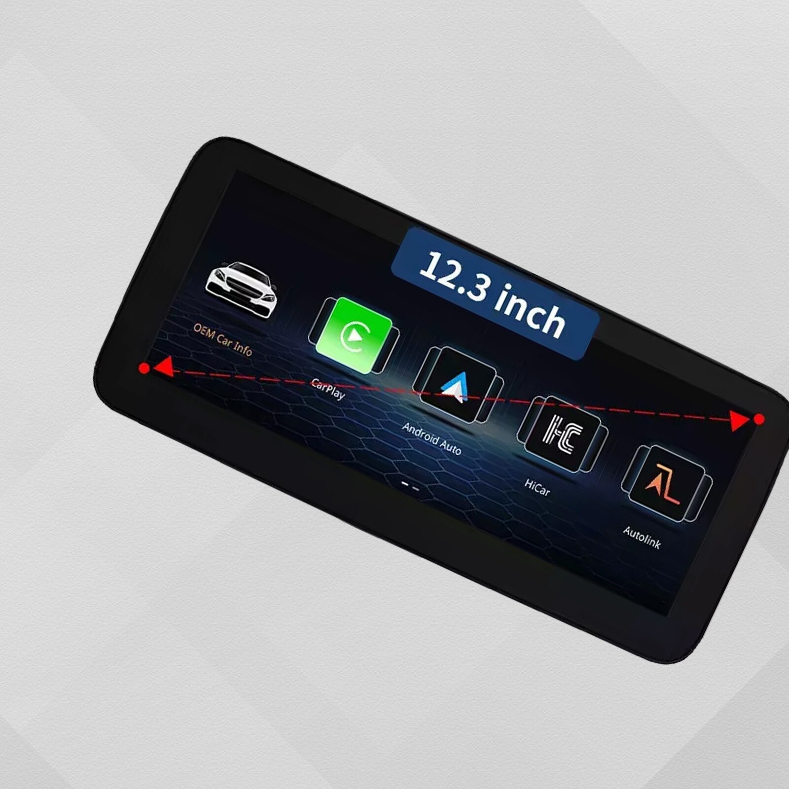 12.3-inch wireless Android automatic touchscreen for Mercedes-Benz G-Class W463 NTG4.5/5 CarPl4m