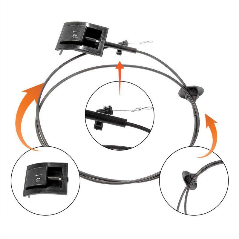 new hooded latch release cable for F Series and for Mustang 1987-1991 trucks 16916A