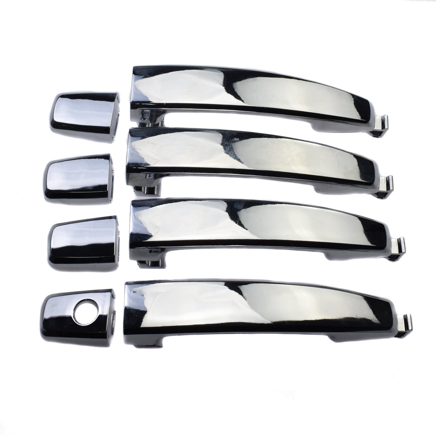 4-piece chrome exterior door handle set for Chevrolet Aveo 2007-2009 1.6L I4