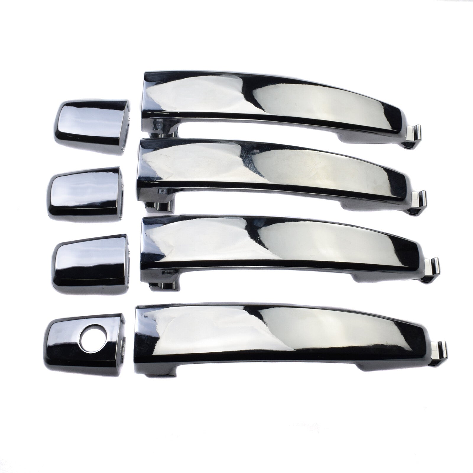 4-piece chrome exterior door handle set for Chevrolet Aveo 2007-2009 1.6L I4
