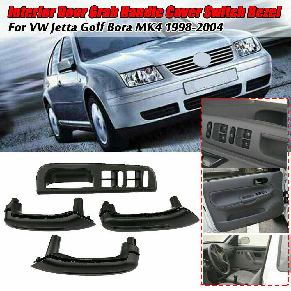 5-piece interior door grab handle cover switch baffle for Volkswagen for Jetta , for Golf , Pola MK4 ABS