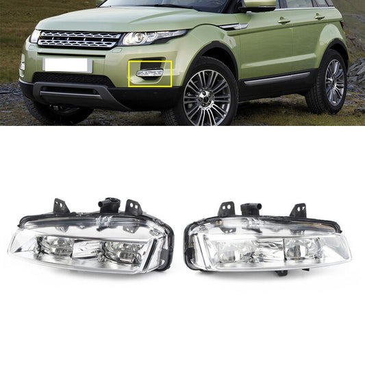 A pair of front bumper fog lights are suitable for the for Land Rover for Range Rover Evoque 2011 - 2015