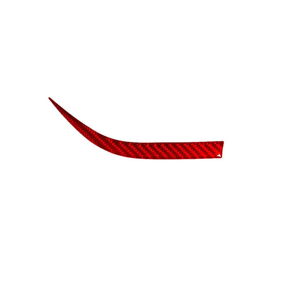 Red Steering Wheel left Panel Trim Carbon Fiber for Chevrolet Camaro 2016-2018