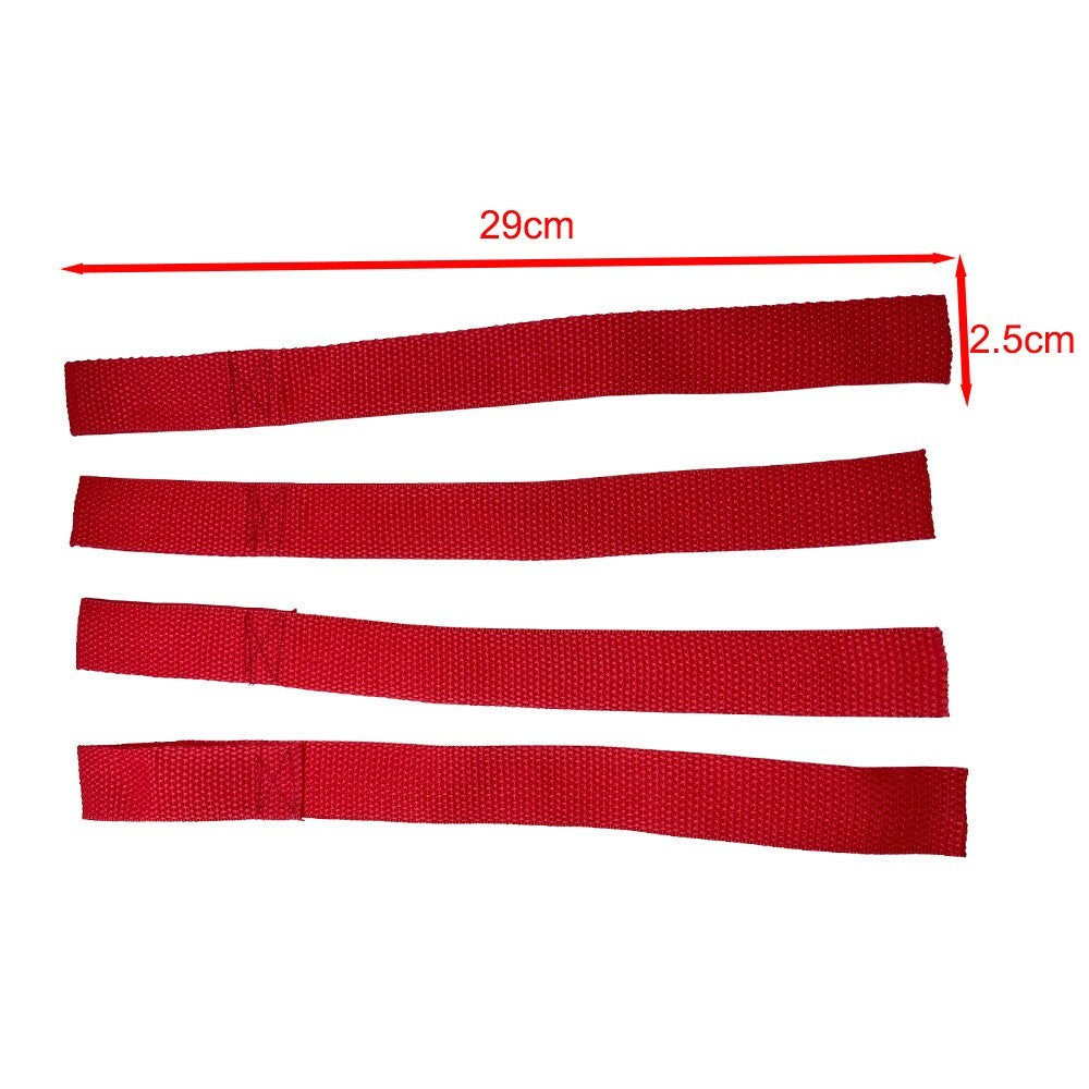 4PCS Car Winch Hook Pull Strap Winch Pull Tags Heavy Duty Winch Hook Pull Strap